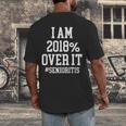 Senioritis Shirt For Seniors Graduation Class Of 2018 Men's Back Print T-Shirt