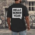 Seniors Class Of 2026 Back To School Graduation Men's Back Print T-Shirt