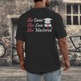 She Came She Saw She Mastered Graduation Men's Back Print T-Shirt
