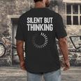 Silent But Thinking Introvert Men's Back Print T-Shirt Silent But Thinking Introvert Men's Back Print T-Shirt