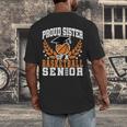 Sister Class Of 2025 Senior Basketball Graduation Family Men's Back Print T-Shirt