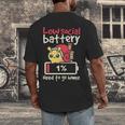Snail Low Social Battery Need To Go Home Tee For Introvert Men's Back Print T-Shirt Snail Low Social Battery Need To Go Home Tee For Introvert Men's Back Print T-Shirt