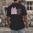 So Many Books Little Time Book Lover Teacher Librarian Men's Back Print T-Shirt
