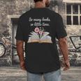 So Many Books Little Time Loves To Read Books Bookworm Men's Back Print T-Shirt