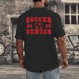 Soccer Senior Night Soccer Senior 2025 Graduation 4 Men's Back Print T-Shirt