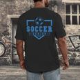 Soccer Senior Night Soccer Senior 2026 Graduation 44 Men's Back Print T-Shirt