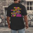 Social WorkerShirt Graduation Social Work Month Men's Back Print T-Shirt