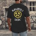 Socially Awkward Introvert Social Anxious Awkwardly Social Men's Back Print T-Shirt Socially Awkward Introvert Social Anxious Awkwardly Social Men's Back Print T-Shirt