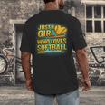 Softball Just A Girl Comic Book Style Graphic For Teens Men's Back Print T-Shirt Softball Just A Girl Comic Book Style Graphic For Teens Men's Back Print T-Shirt
