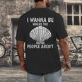 Solitude Introverts I Wanna Be Where The People Aren't Men's Back Print T-Shirt Solitude Introverts I Wanna Be Where The People Aren't Men's Back Print T-Shirt