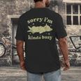 Sorry I'm Kinda Busy Lazy Cat Sarcastic Sayings Introvert Men Women Men's Back Print T-Shirt Sorry I'm Kinda Busy Lazy Cat Sarcastic Sayings Introvert Men Women Men's Back Print T-Shirt