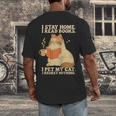 I Stay Home I Read Books I Pet My Cat I Regret Nothing Women Men's Back Print T-Shirt I Stay Home I Read Books I Pet My Cat I Regret Nothing Women Men's Back Print T-Shirt