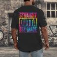 Straight Outta 8th Grade Great Graduation Eighth Grade Men's Back Print T-Shirt