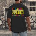 Straight Outta Kindergarten TShirt Graduation Kid Men's Back Print T-Shirt