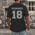 Summer 2018 Teen Graduation Shirt Men's Back Print T-Shirt