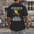 Sun Conure Introvert Parrot Bird Sun Conure Men's Back Print T-Shirt Sun Conure Introvert Parrot Bird Sun Conure Men's Back Print T-Shirt