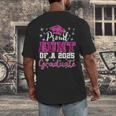 Super Proud Aunt Of 2025 Graduate Senior Graduation Family Men's Back Print T-Shirt