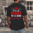 Super Proud Nonna Of 2025 Graduate Senior Graduation Family Men's Back Print T-Shirt