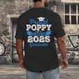 Super Proud Poppy Of 2025 Graduate Senior Graduation Family Men's Back Print T-Shirt