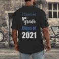 I Survived 5th Grade Class Of 2021 Quarantined Graduation 2 Men's Back Print T-Shirt