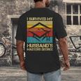 I Survived My Husband's Master's Degree Graduation Men's Back Print T-Shirt