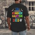 I Survived Kindergarten Graduation 2025 Graduate Boys Girls Men's Back Print T-Shirt