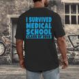 I Survived Medical School Class Of 2018 Graduation Men's Back Print T-Shirt