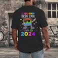 I Survived Nursing School Of 2024 Student Graduation 2024 Men's Back Print T-Shirt