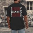 Swimming Senior Night Swimming Senior 2025 Graduation 40 Men's Back Print T-Shirt