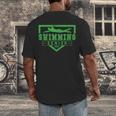 Swimming Senior Night Swim Senior 2026 Graduation 32 Men's Back Print T-Shirt