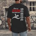 Swimming Team Senior Class Of 2025 Graduation 2025 Men's Back Print T-Shirt