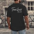 Teacher Est 2019 Shirt For Women Cute Graduation Men Men's Back Print T-Shirt