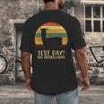 Test Day No Probllama Silhouette Teacher Student Graduation Men's Back Print T-Shirt