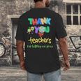Thank You Teacher Appreciation Graduation Men Women Kids Men's Back Print T-Shirt