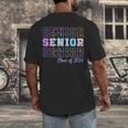 Tie Dye Senior 24 Class Of 2024 Seniors Graduation 24 Men's Back Print T-Shirt