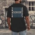Track Senior Night Track Senior 2025 Graduation 50 Men's Back Print T-Shirt