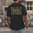 Travel Themed Graduation Tshirt Men's Back Print T-Shirt