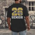 Twenty 2026 Class Of 26 Seniors Back To School Graduation Men's Back Print T-Shirt
