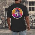 Unicorn University Graduation Graduating School Girl Cute Men's Back Print T-Shirt