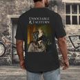 Unsociable And Taciturn Jane Austin Quote Book Classic Lit Men's Back Print T-Shirt
