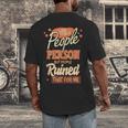 I Used To Be a People Person Antisocial Introvert Men's Back Print T-Shirt