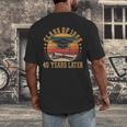 Vintage Class Of 1986 40 Years Later Reunion 40th Graduation Men's Back Print T-Shirt