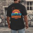 Vintage SENIOR SUNRISE 2026 Seniors Of Class Graduation Men's Back Print T-Shirt