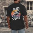 Vintage Space For Introverts I Need Space Men's Back Print T-Shirt