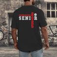 Volleyball Senior Night Volleyball Senior 2025 Graduation 5 Men's Back Print T-Shirt