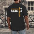 Volleyball Senior Night Volleyball Senior 2025 Graduation 8 Men's Back Print T-Shirt