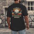 All I Want Is Sunshine & Books Summer Reading Men's Back Print T-Shirt