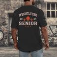 Weightlifting Senior 2024 Graduation Men's Back Print T-Shirt