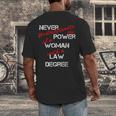 Woman Law Degree Graduation Diploma Party Men's Back Print T-Shirt