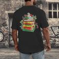 Women's History Month Black History Shirts Book Lover Teacher Men's Back Print T-Shirt
